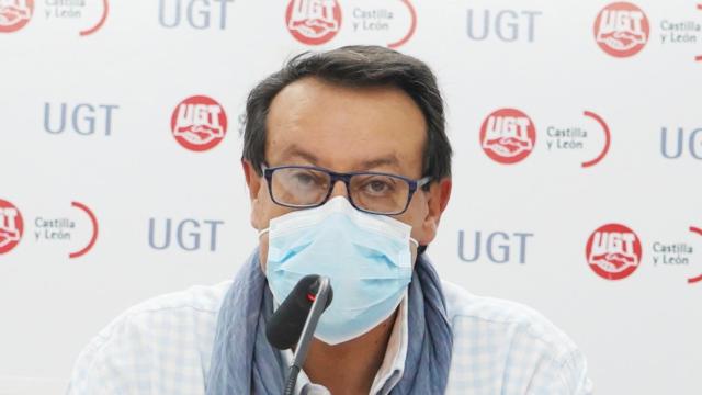 El secretario de Acción Sindical de la Federación de Empleados de Servicios Públicos (FeSP) de UGT Castilla y León, Carlos Arenas
