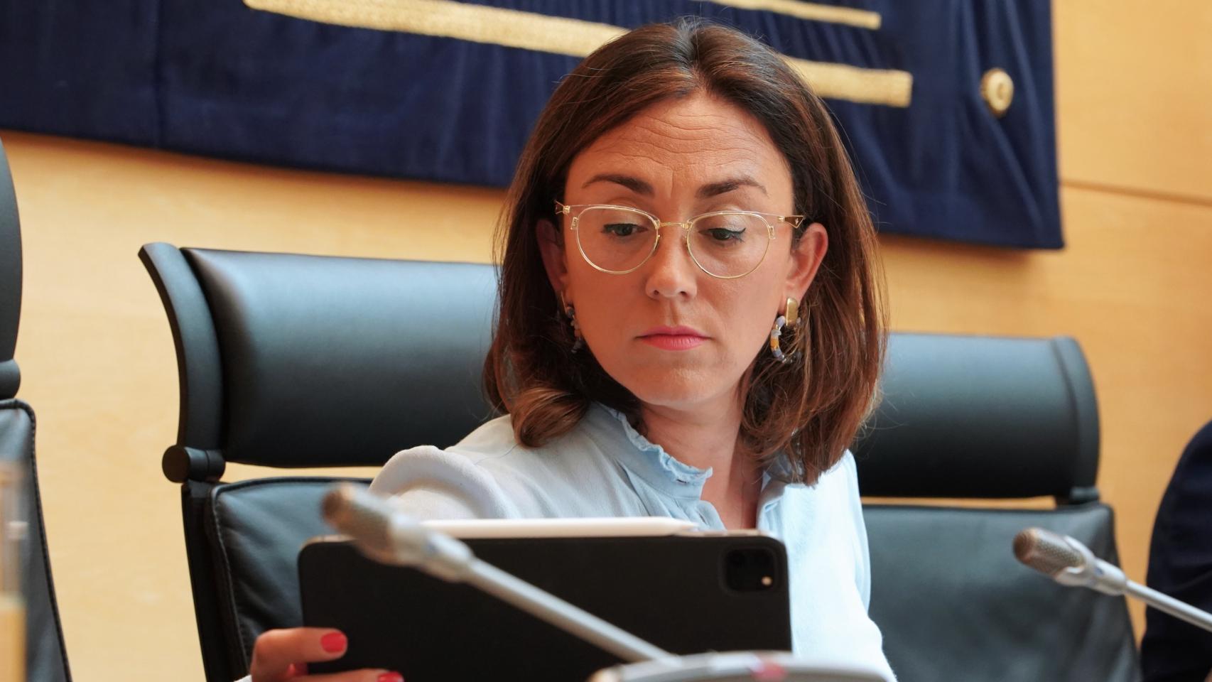 La consejera de Movilidad y Transformación Digital, María González, en una foto de archivo en las Cortes