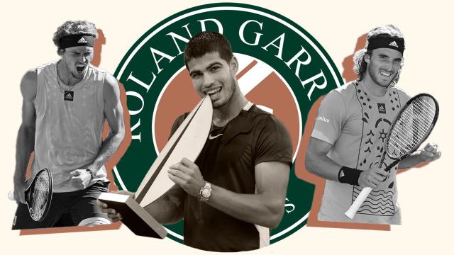 Zverev, Carlos Alcaraz y Tsitsipas