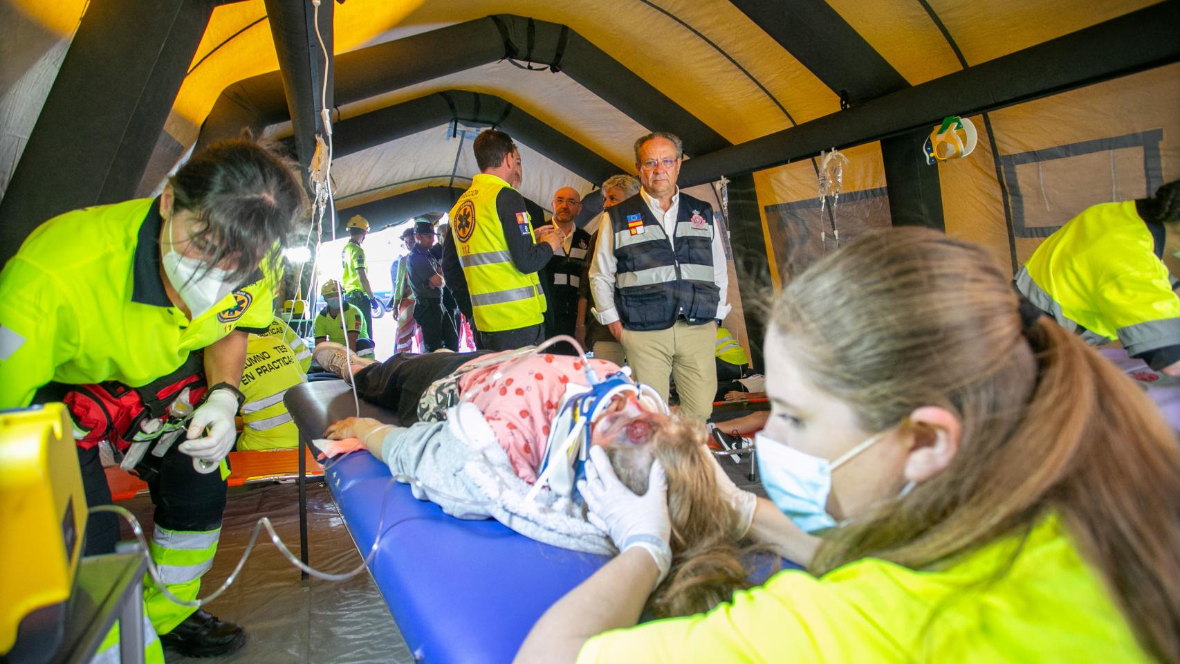 Así lucharía Cuenca contra su peor incendio: las fotos que deja un impactante simulacro