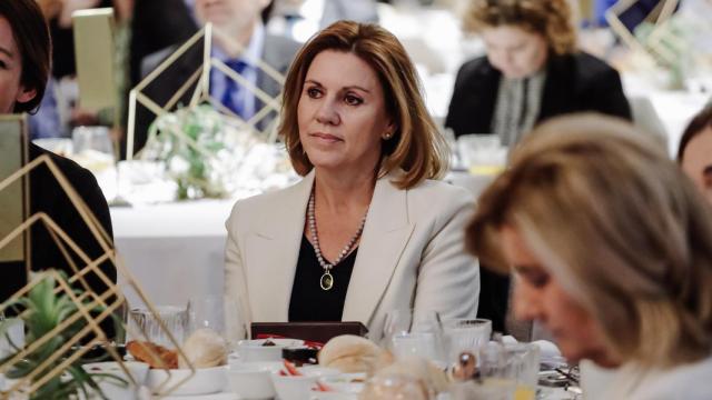 María Dolores de Cospedal, ex secretaria general del PP. Foto: Carlos Luján / EP.