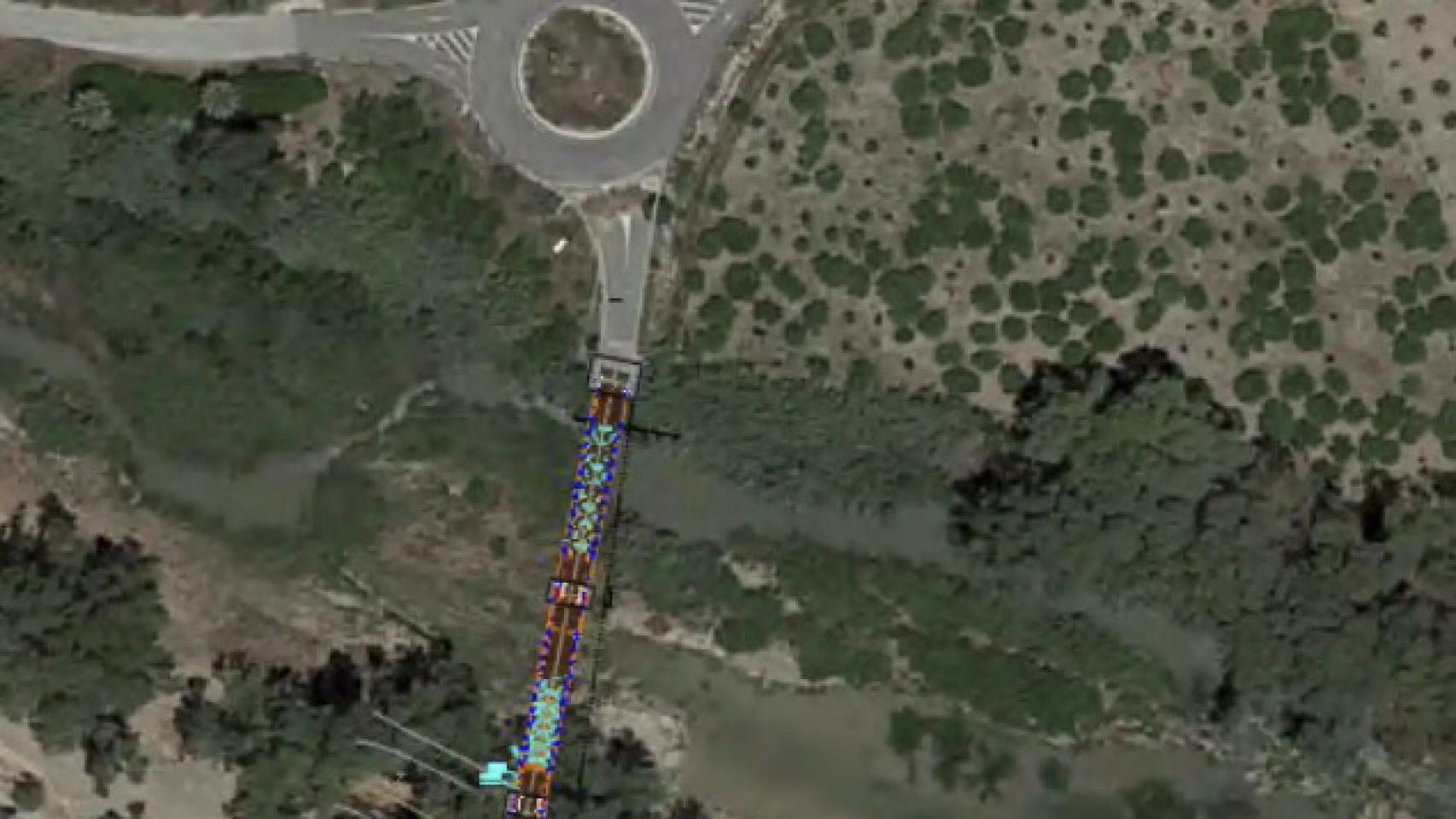 La nueva pasarela cruzará el río Guadalhorce.