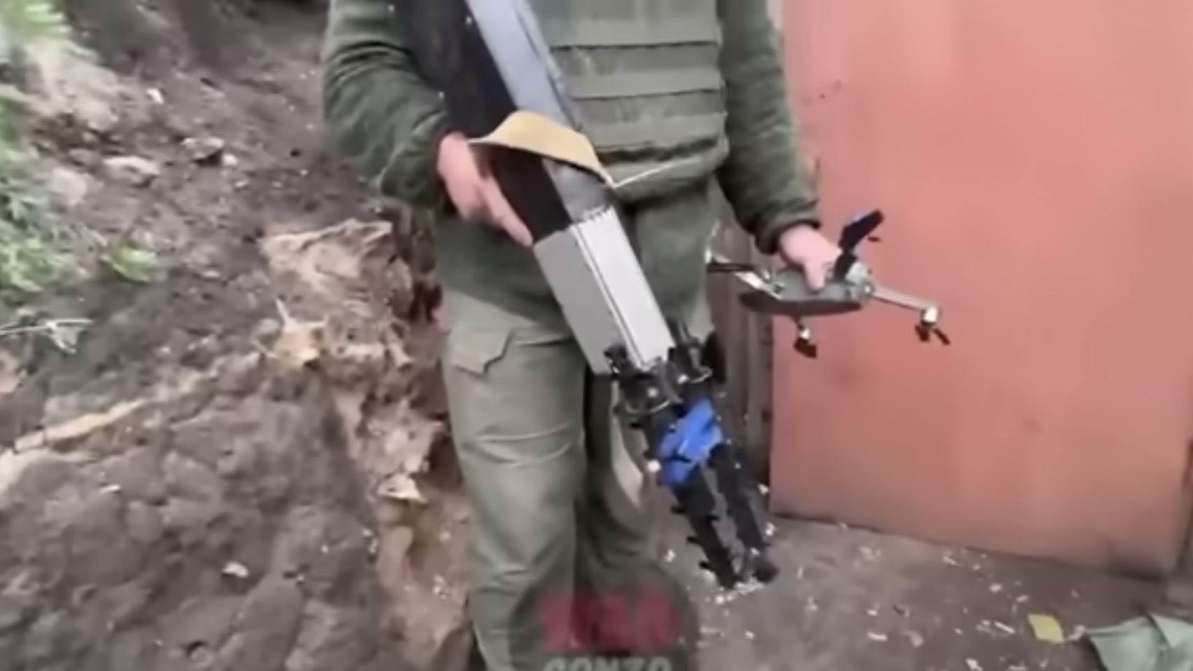 Escopeta antidrones rusa.