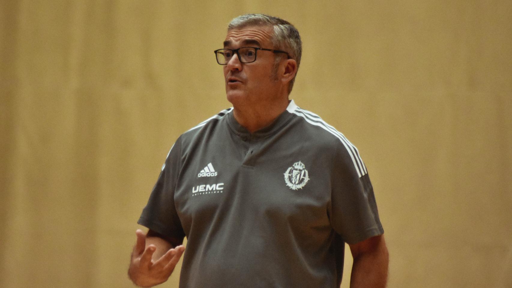 Paco García, entrenador del Real Valladolid Baloncesto