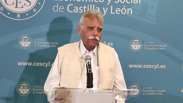 El activista Ullah Khan en el CES