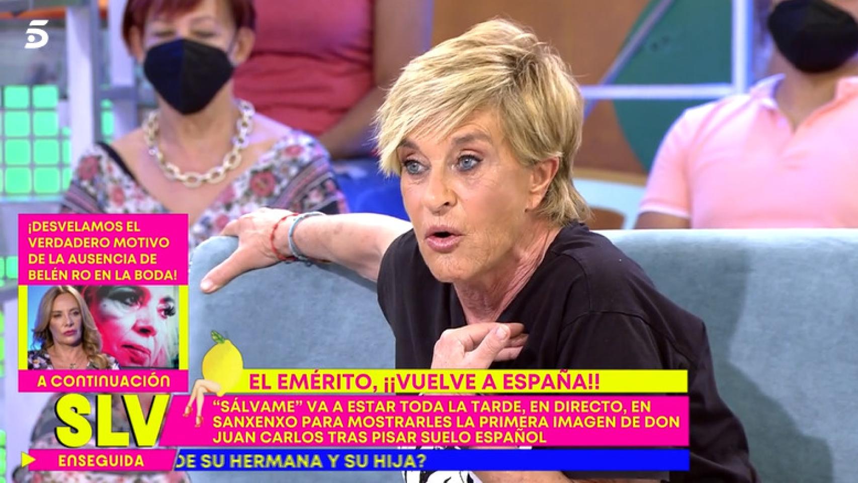 Chelo García-Cortés en 'Sálvame'.