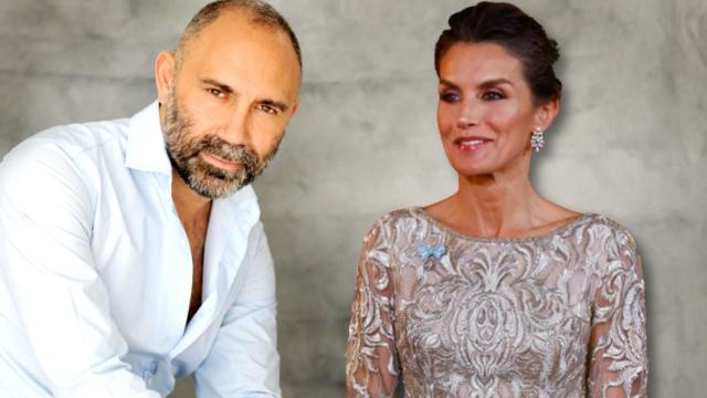 Gabriel Lage y la reina Letizia en un montaje de El Español.