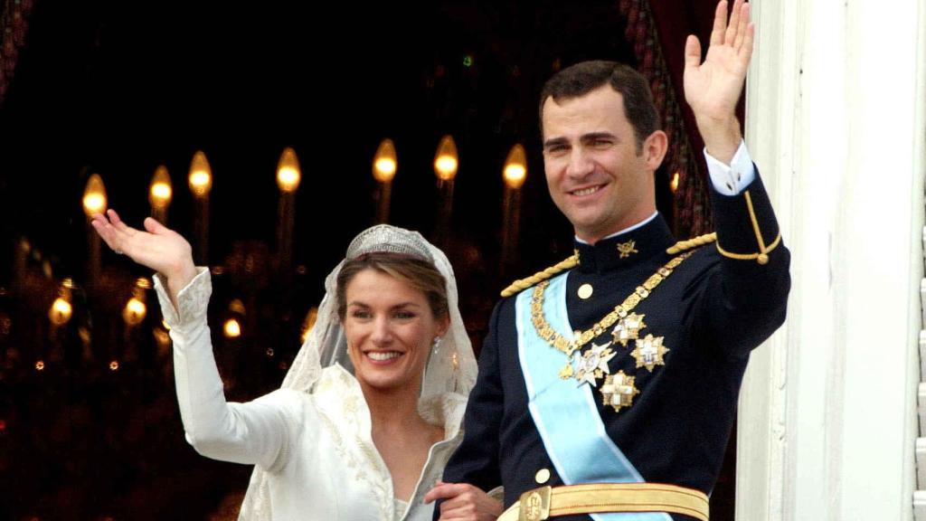 Felipe VI y Letizia el día de su boda.