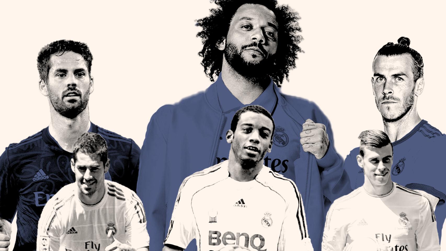 Isco Alarcón, Marcelo Vieira y Gareth Bale