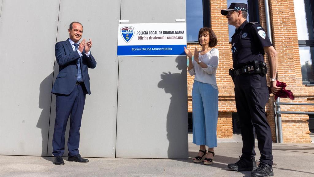 Nueva oficina de atención ciudadana de la Policía Local en Los Manantiales de Guadalajara. Foto: Ayuntamiento de Guadalajara.