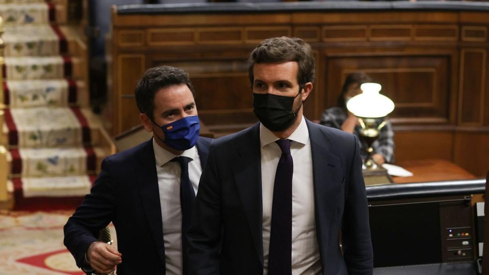 Pablo Casado y Teodoro García Egea.