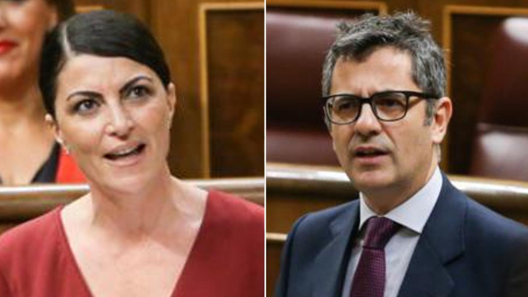 Olona y Félix Bolaños en la cámara este miércoles.