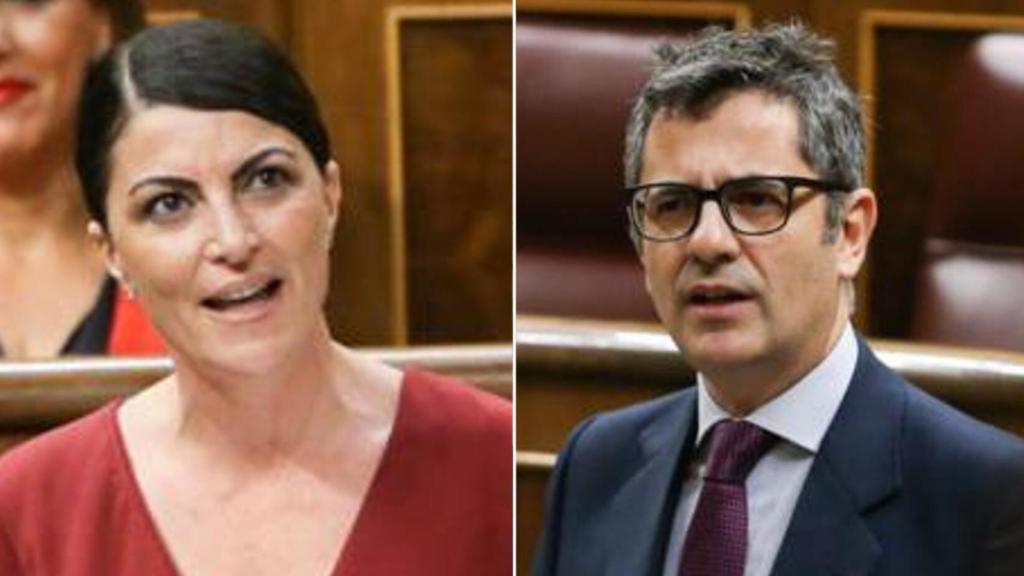 Olona y Félix Bolaños en la cámara este miércoles.