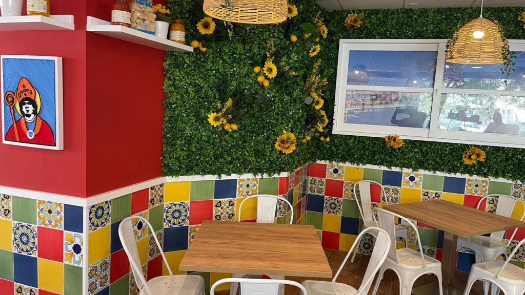 Una imagen del acogedor interior.