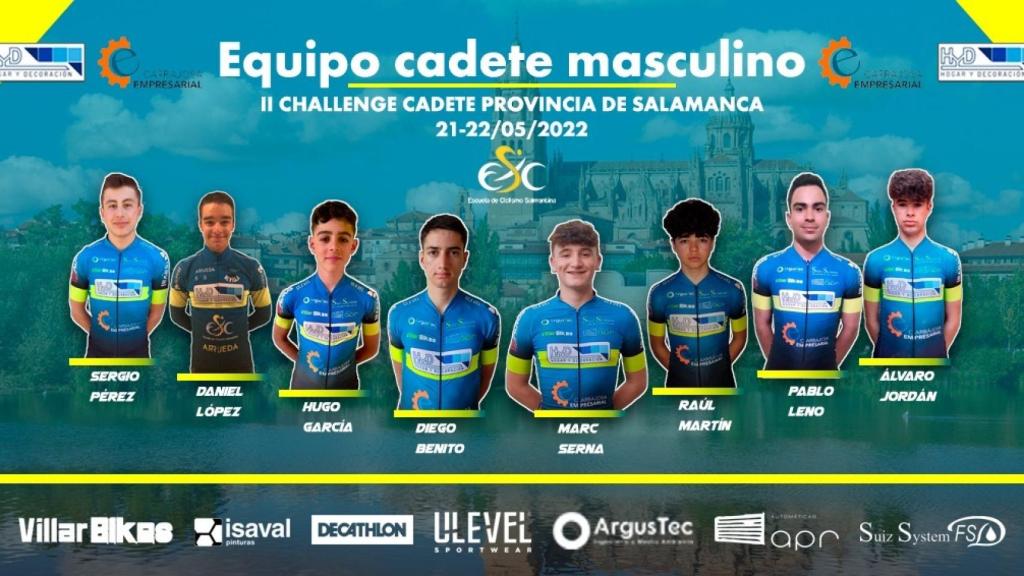 Alineación Challenge Salamanca ECS cadete