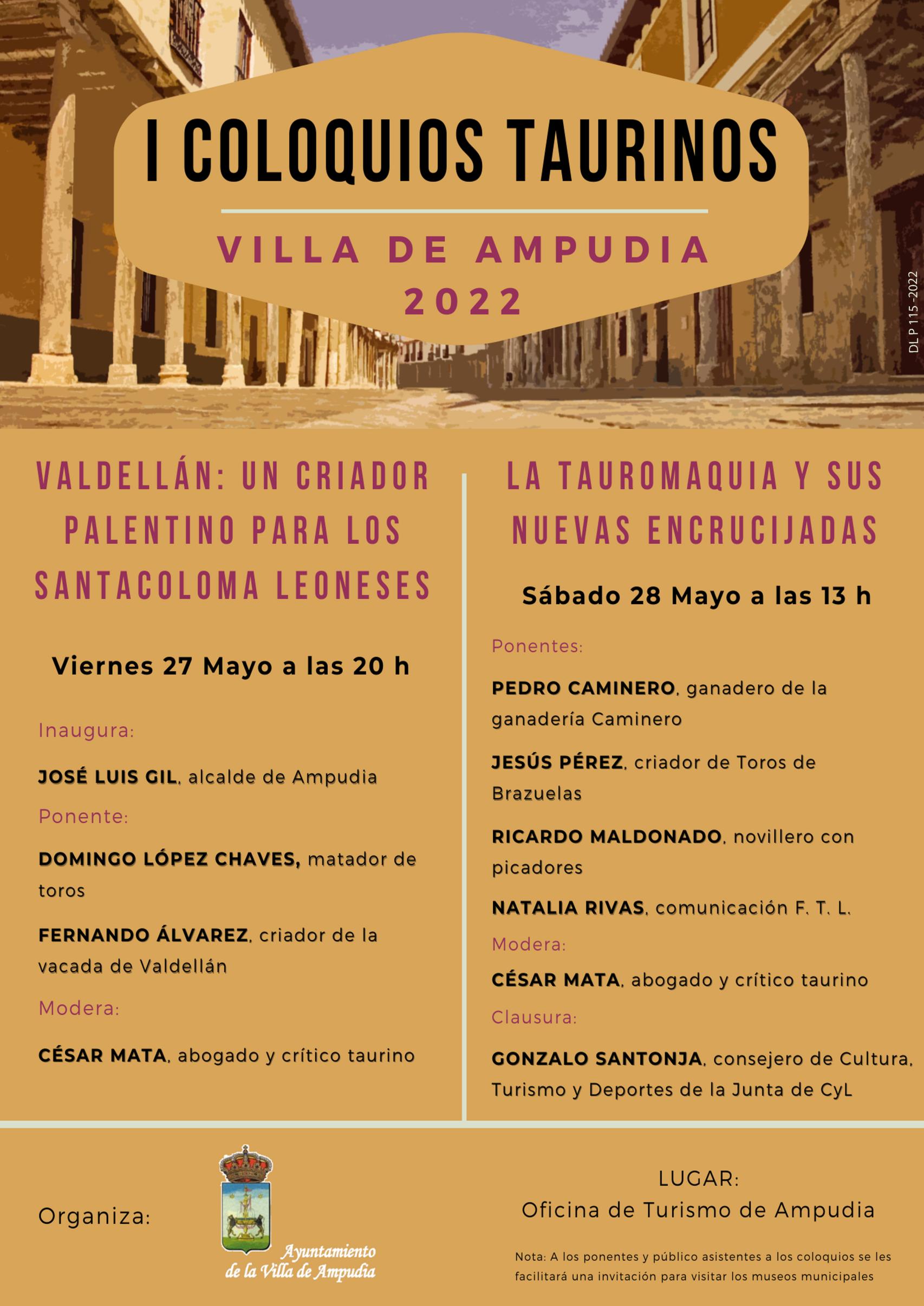 I edición de Coloquios Taurinos en Ampudia