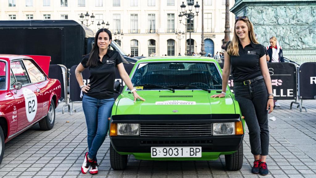 Telva Somoza y Clémence de Bernis en el 'rally'.