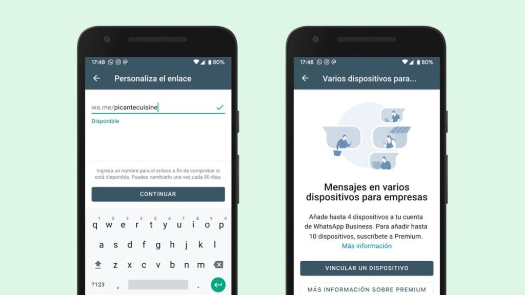 WhatsApp Business Premium.