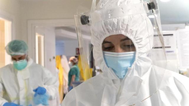 Centro sanitario y área de atención de pacientes con Covid en una imagen de archvio.