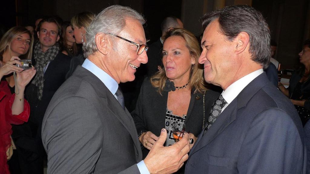 Andic con el expresidente de la Generalitat, Artur Mas, en una foto de archivo.