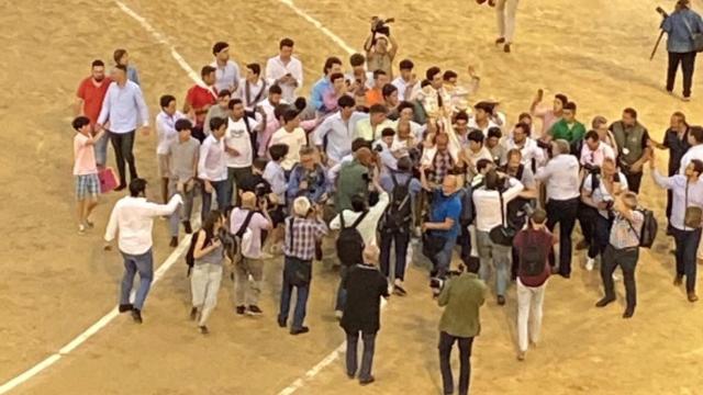 Así ha salido Tomás Rufo este viernes de Las Ventas.