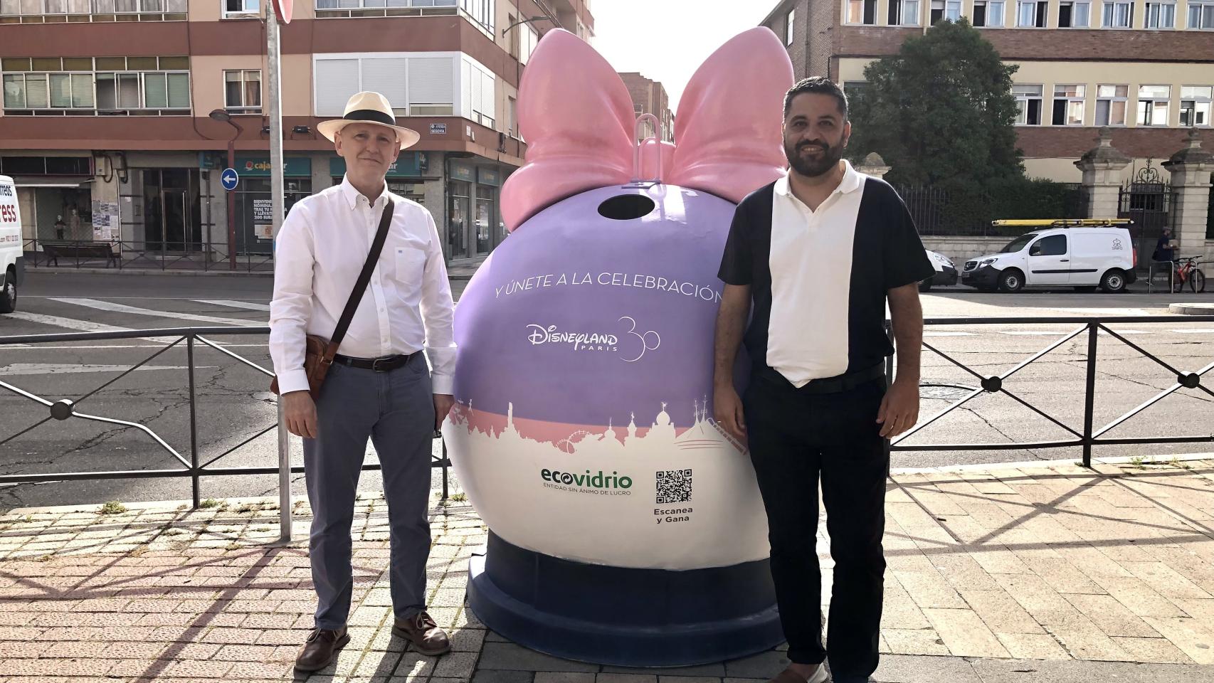 Presentación de la campaña de reciclado en Valladolid.