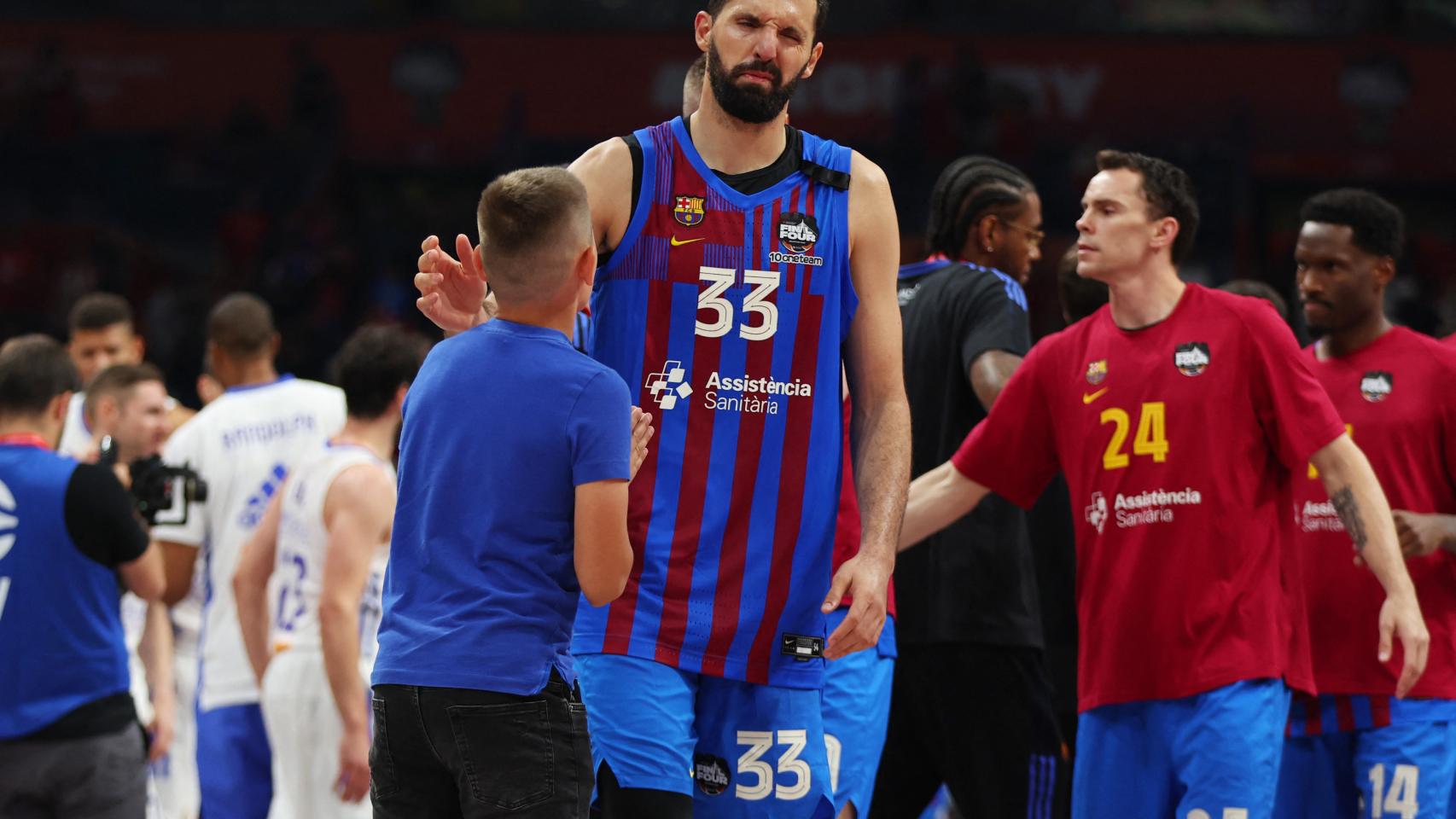 Un instante del Barcelona - Real Madrid de la Euroliga.