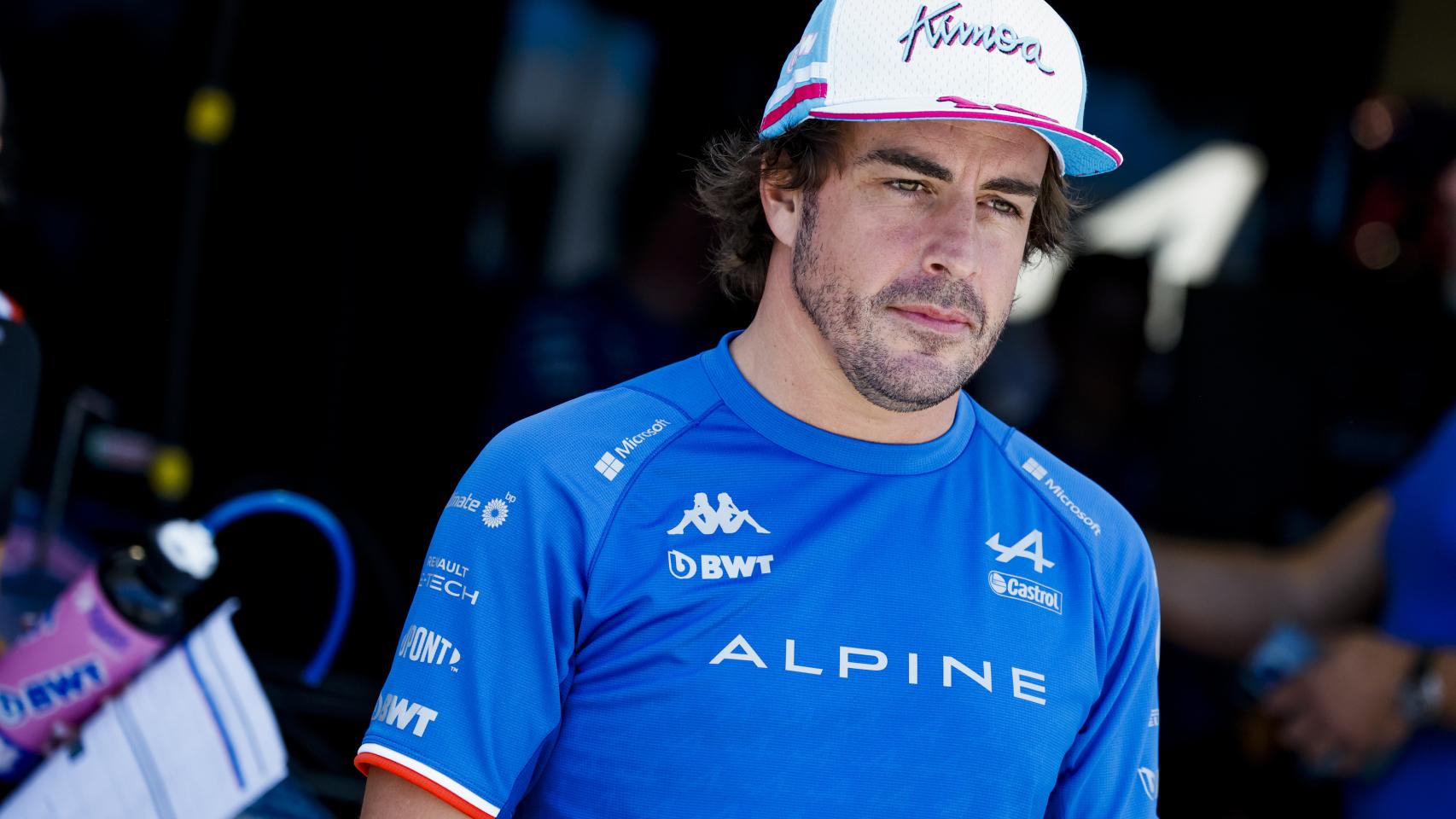 Fernando Alonso durante un Gran Premio de Fórmula 1