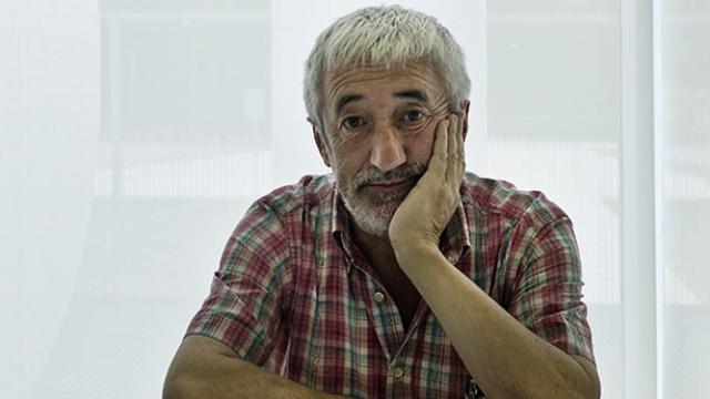 El pintor Pedro Salaberri. / Foto: Carlos Cánovas