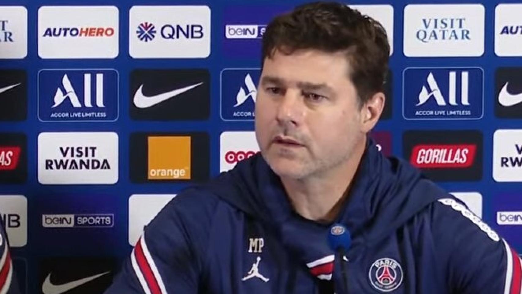 Pochettino, en rueda de prensa