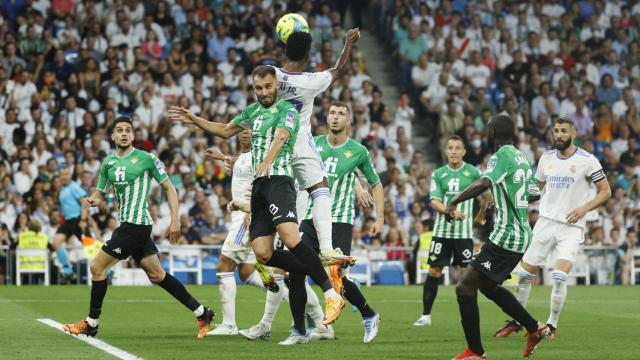Imagen del partido Real Madrid-Real Betis del 22 de mayo.