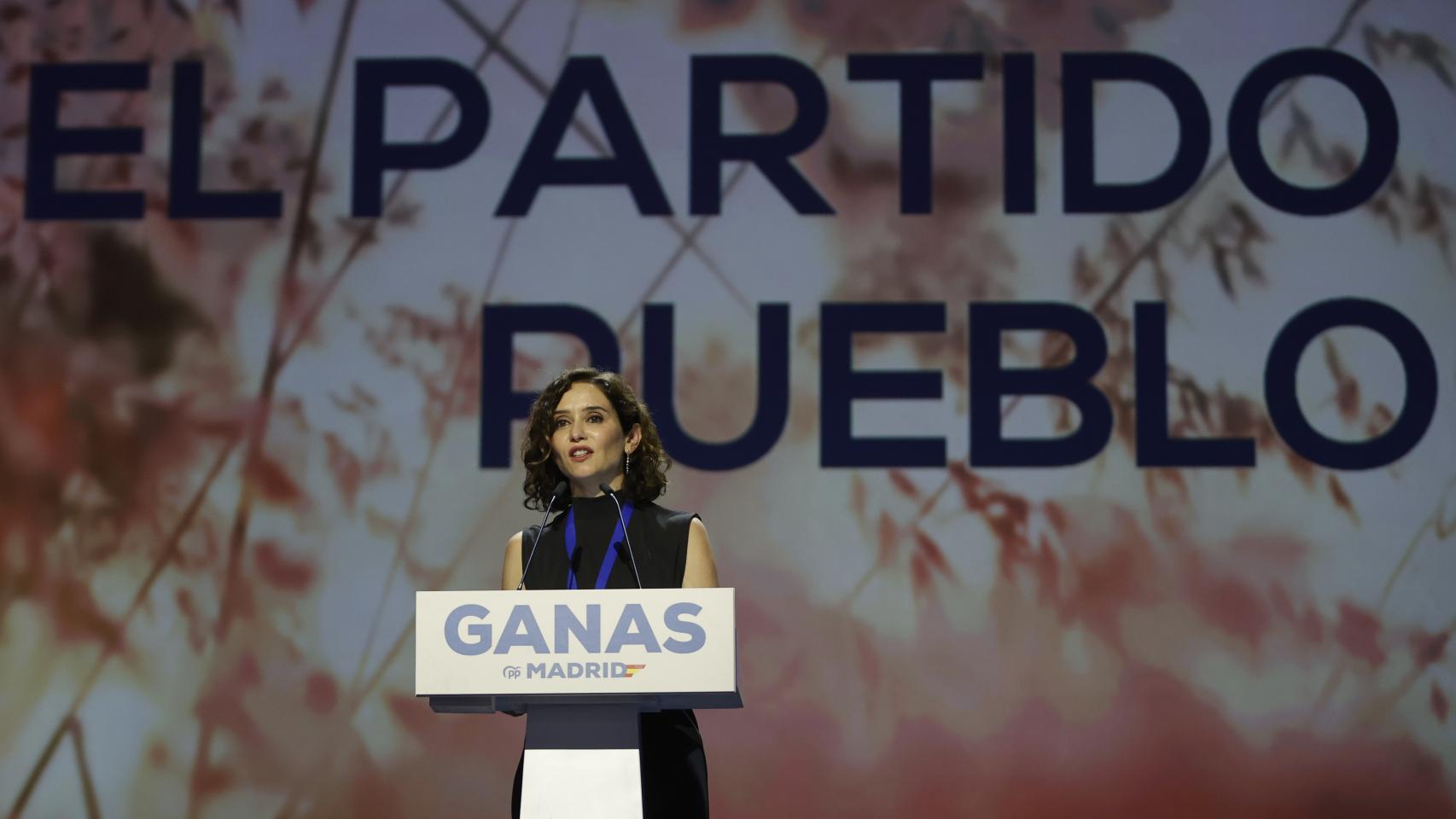 Isabel Díaz Ayuso en un acto de campaña, en una imagen de archivo.