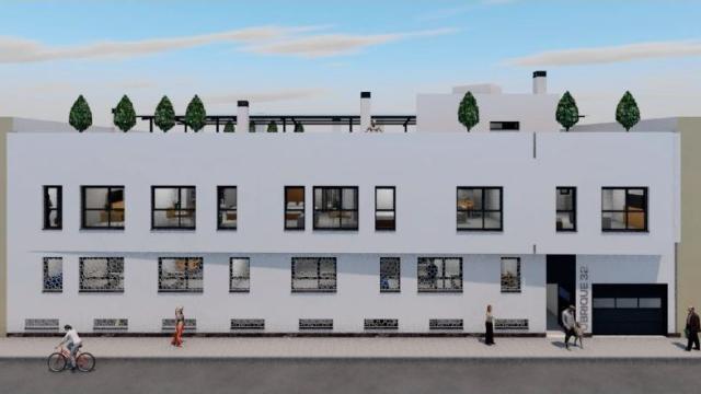 Infografía del nuevo edificio de apartamentos turísticos proyectado en la zona de San Rafael.