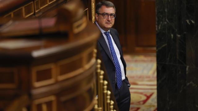 El portavoz del PNV, Aitor Esteban, en el Congreso de los Diputados.