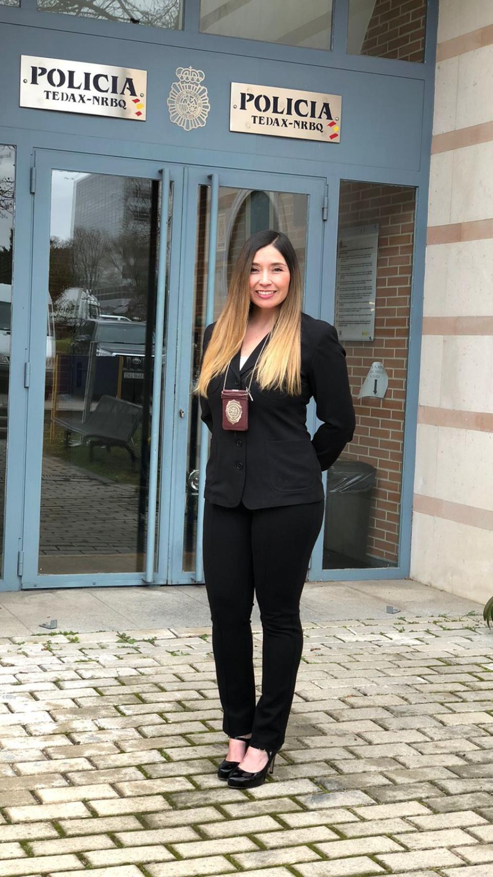 Inspectora Paula Rodríguez Núñez de la Policía de Investigaciones de Chile.