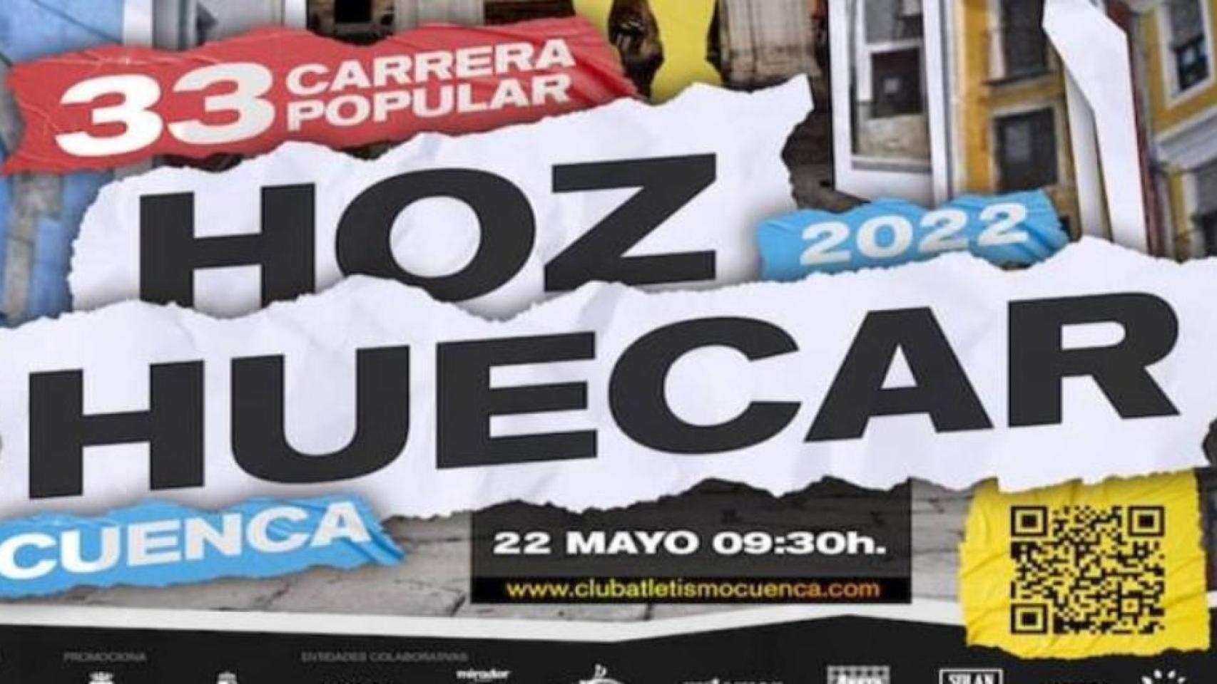 Cartel de la carrera Hoz del Huécar de este 2022.