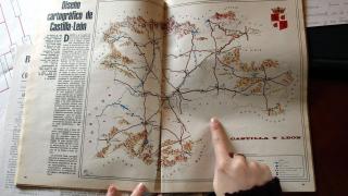 El diseño cartográfico inicial de Castilla y León.