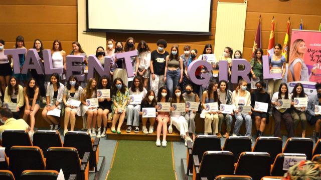 Acto de clausura del proyecto STEM Talent Girl, este viernes en la ULE.