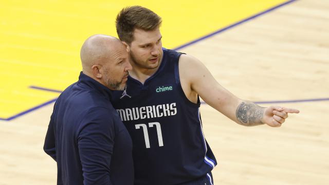 Jason Kidd y Luka Doncic