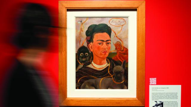Frida Kahlo: 'Autorretrato con Changuito', 1945. Fundación Casa de México
