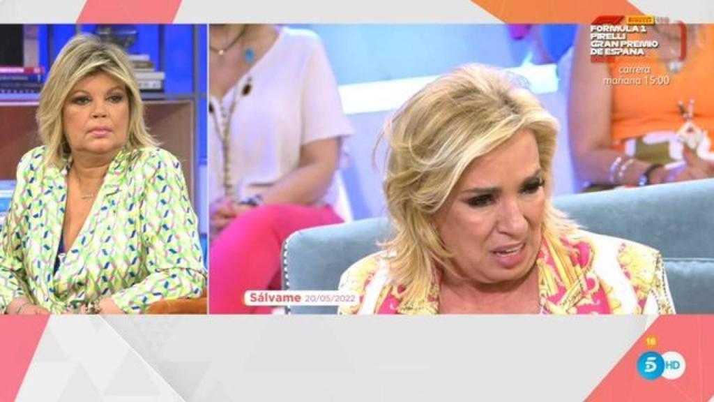 Terelu Campos ayer en Viva la vida