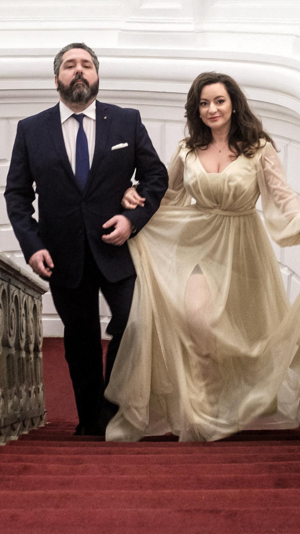 El gran duque de Rusia y su mujer, Rebecca, en una imagen de archivo.