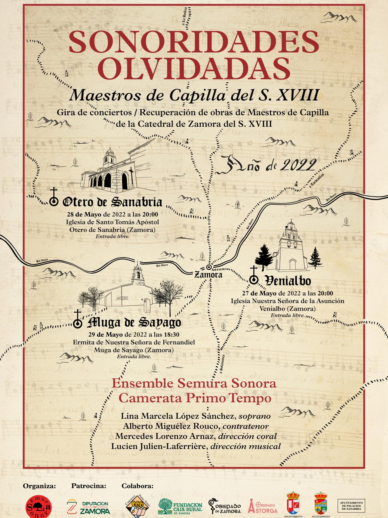 Cartel_Gira de conciertos Provincia de Zamora
