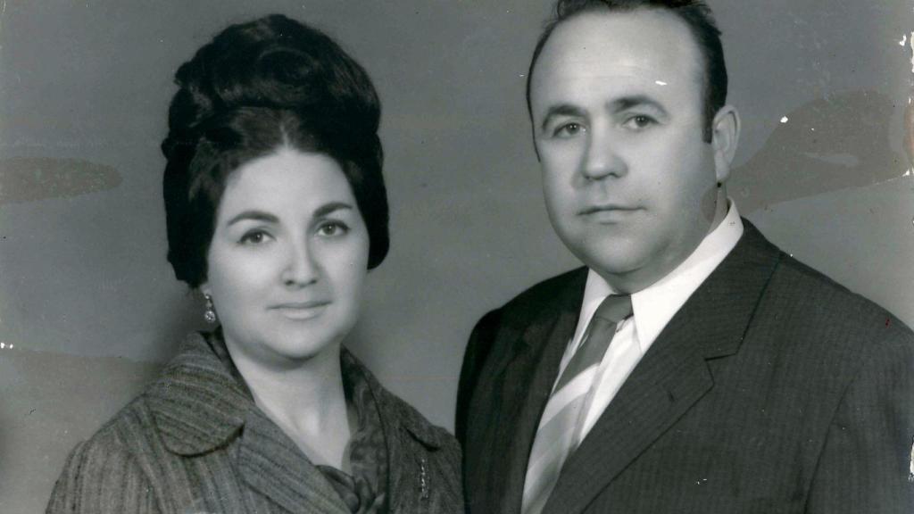 Vicente y Asunción, en 1964.
