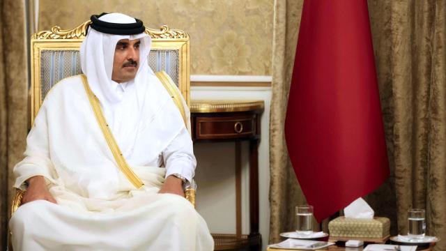 El emir de Qatar, Sheikh Tamim bin Hamad Al Thani.