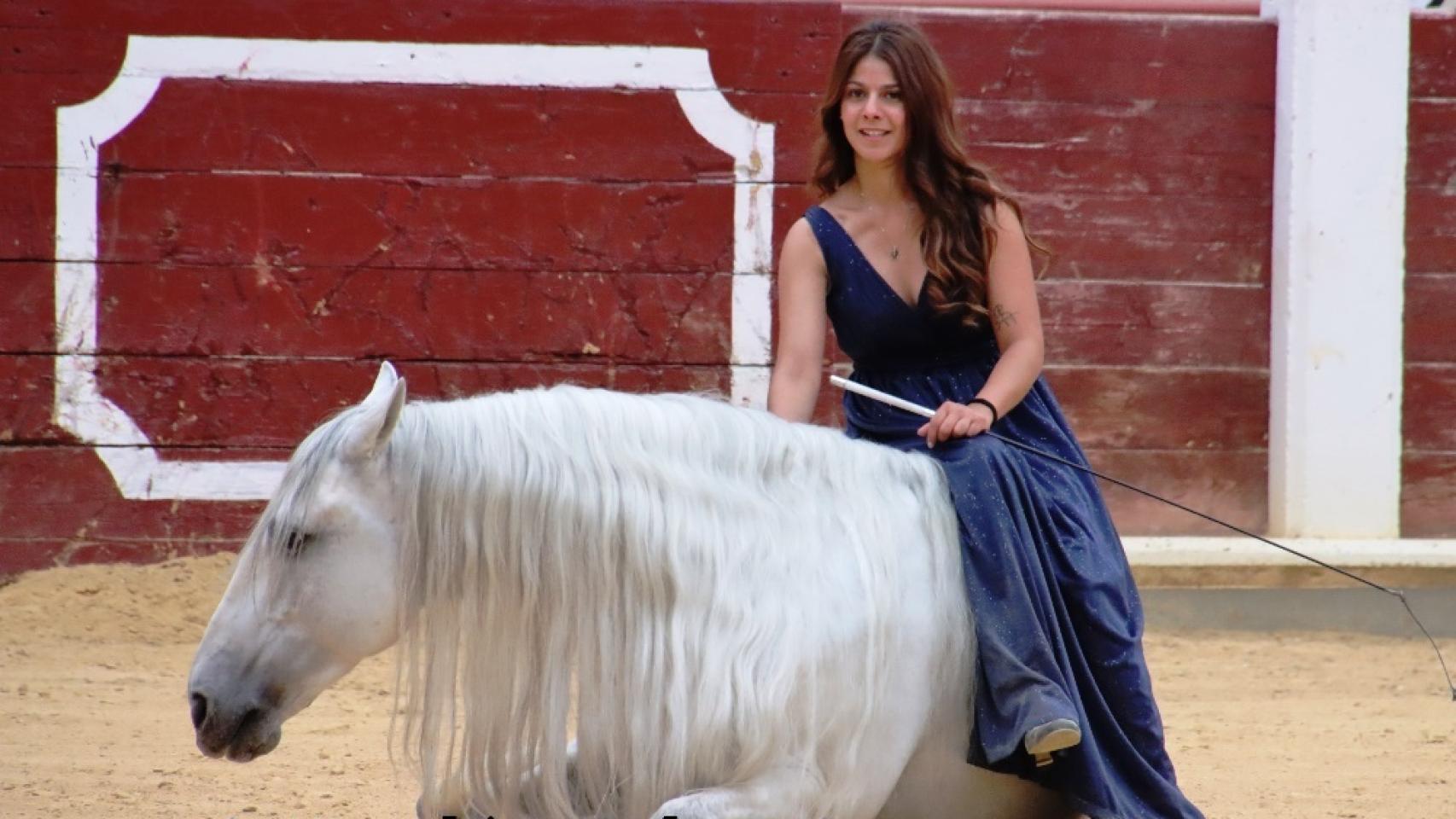 Espectáculo de caballos en la plaza de toros de Valladolid