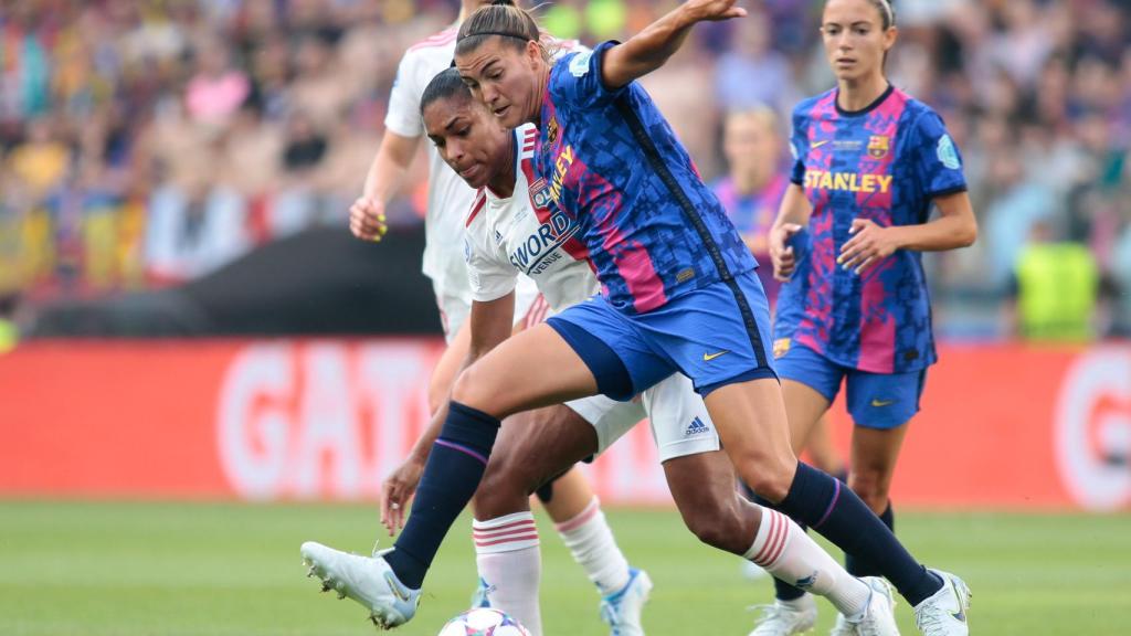 Patri Guijarro, en la final de la Women's Champions League 2021/2022