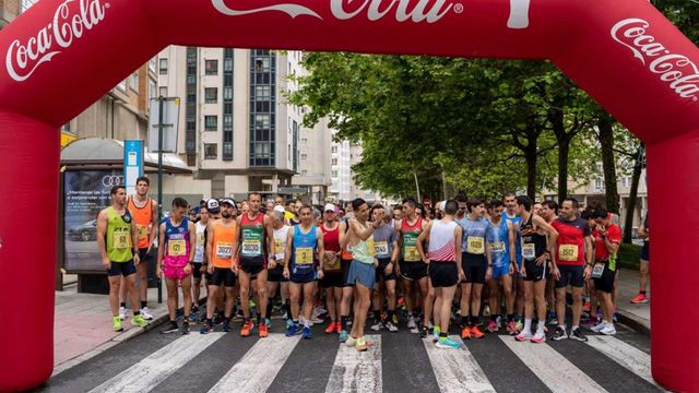 Inicio de la carrera del barrio de Los Rosales (A Coruña) del año 2021