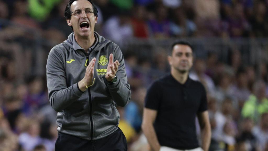 Unai Emery, ante el Barça de Xavi Hernández