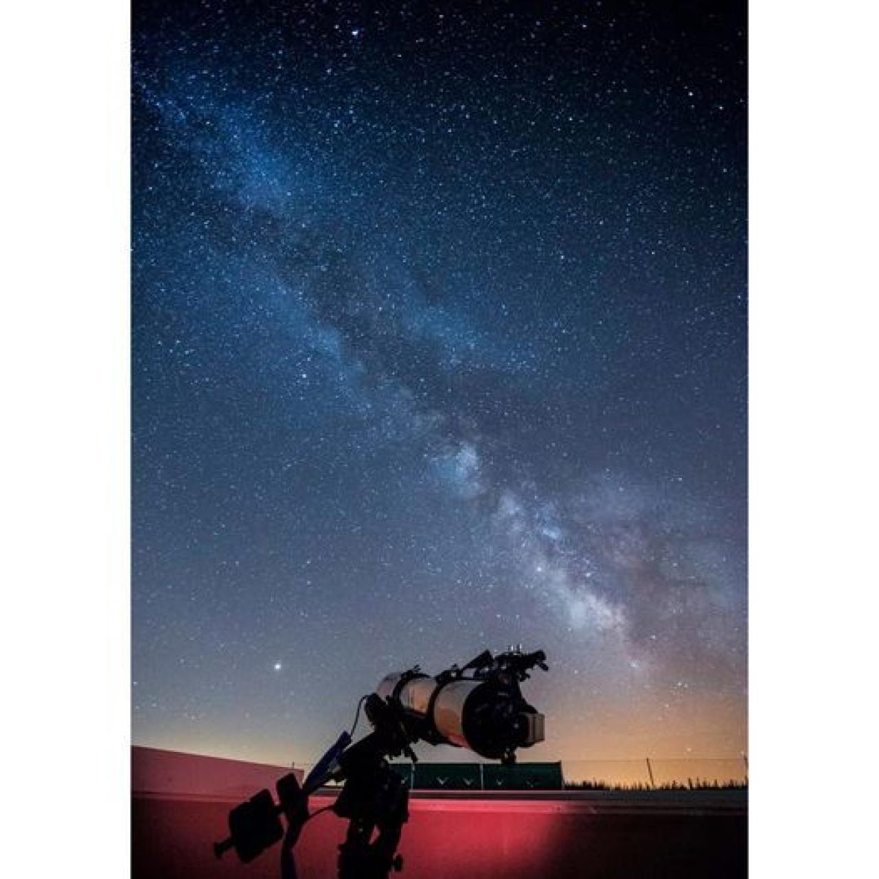 Centro Astrónomico, vista nocturna